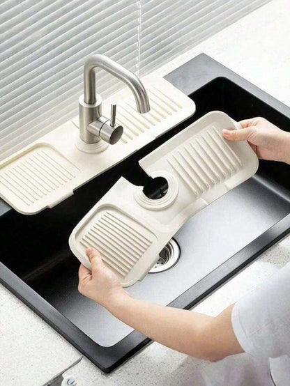 Silicone Faucet Splash Guard & Draining Mat — product image 2