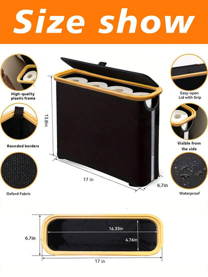 Foldable Fabric Toilet Paper Storage Basket — product image 5