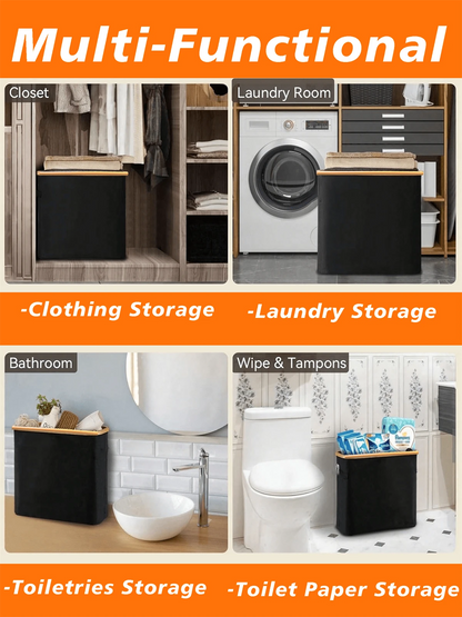 Foldable Fabric Toilet Paper Storage Basket — product image 8