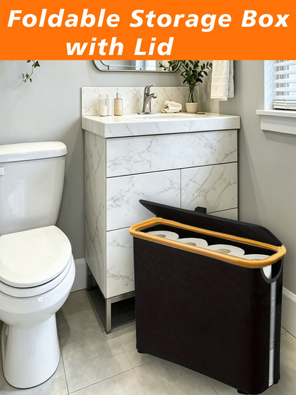 Foldable Fabric Toilet Paper Storage Basket — product image 6
