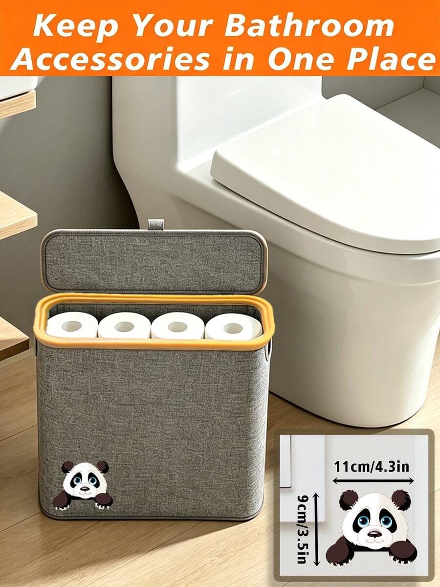 Foldable Fabric Toilet Paper Storage Basket — product image 11