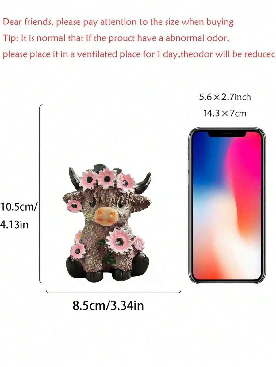 Highland Cow Makeup Brush & Pen Holder — product image 11