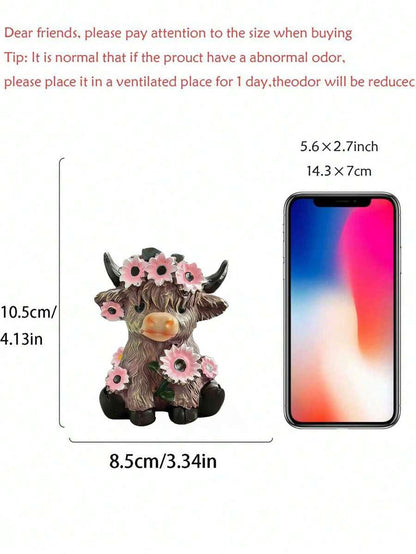 Highland Cow Makeup Brush & Pen Holder — product image 11