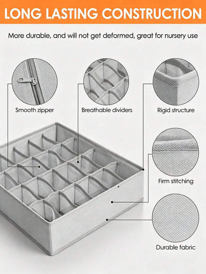 Foldable 3-Piece Drawer Organizer Set — product image 7