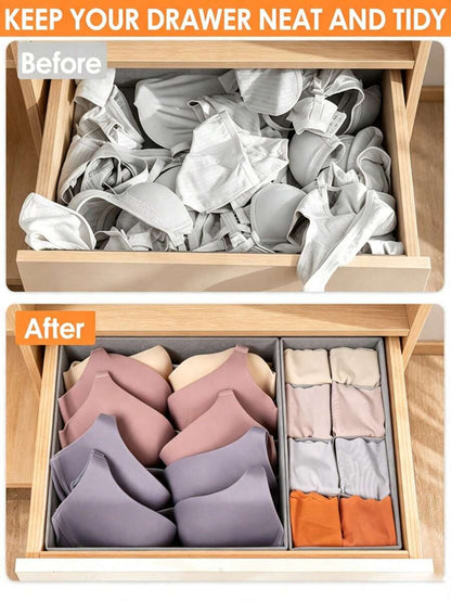 Foldable 3-Piece Drawer Organizer Set — product image 6