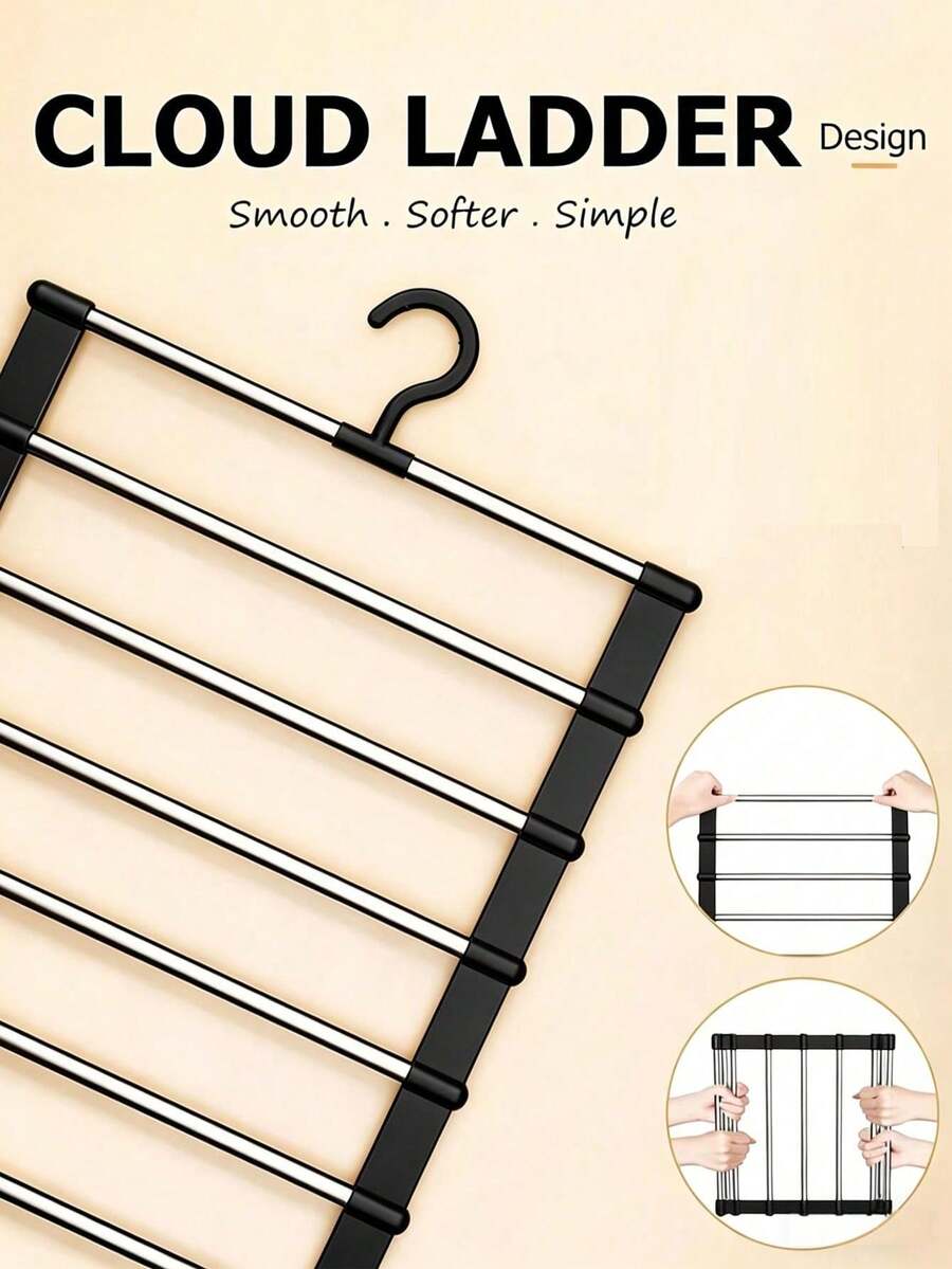 Space-Saving Multi-Layer Pants Hanger — product image 6