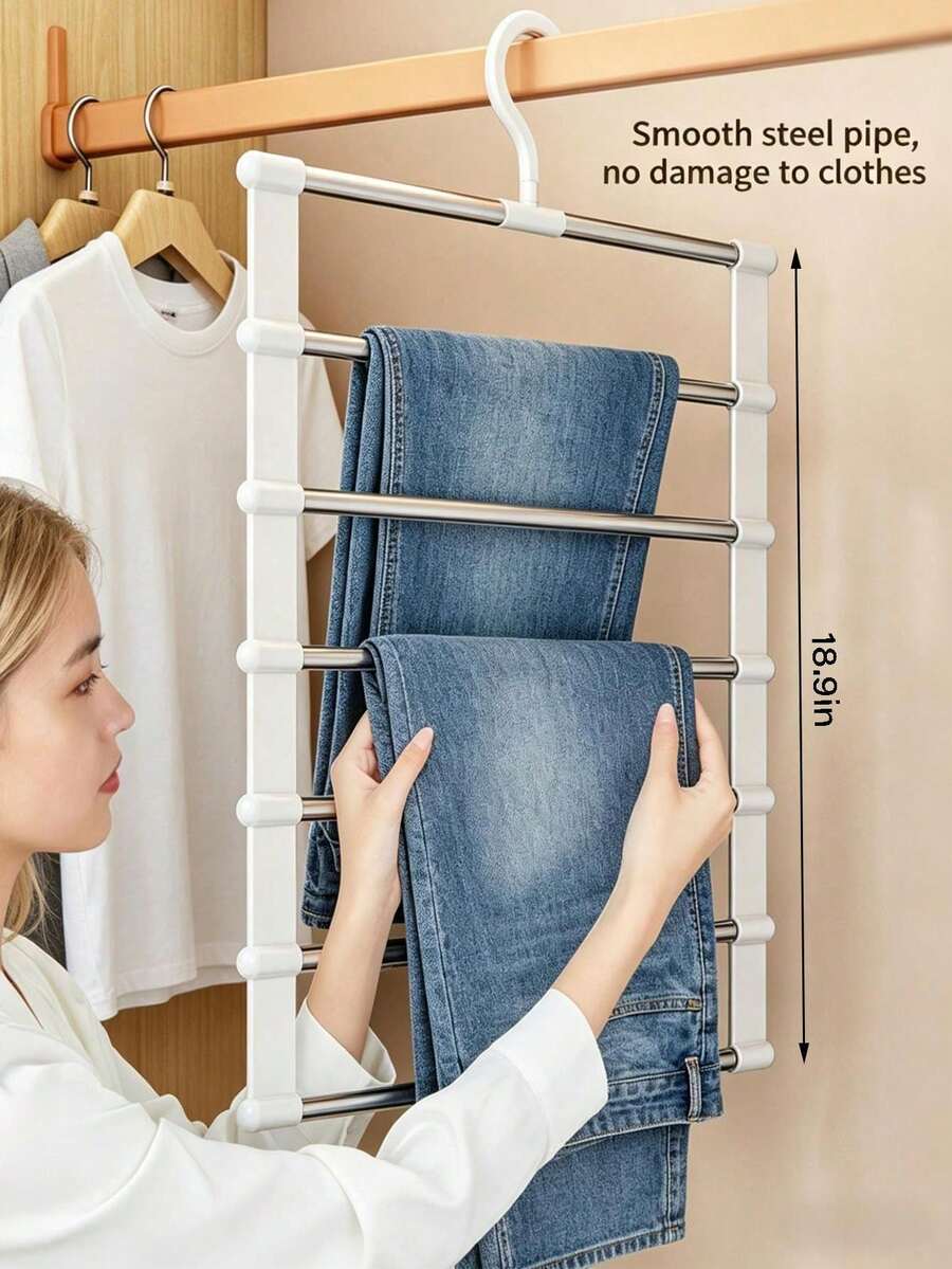 Space-Saving Multi-Layer Pants Hanger — product image 4