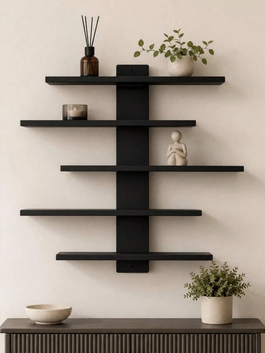 Wall-Mounted Multi-Level Display Shelf — product image 1