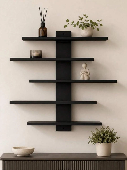 Wall-Mounted Multi-Level Display Shelf — product image 1
