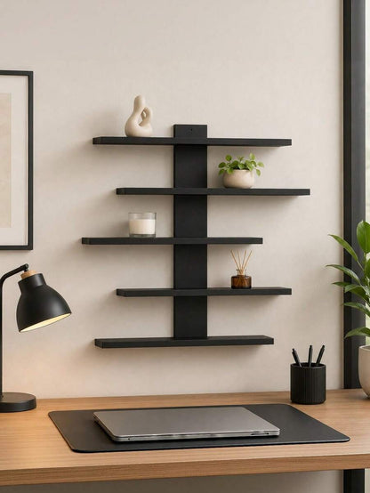 Wall-Mounted Multi-Level Display Shelf — product image 4