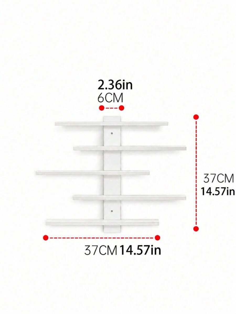 Wall-Mounted Multi-Level Display Shelf — product image 6